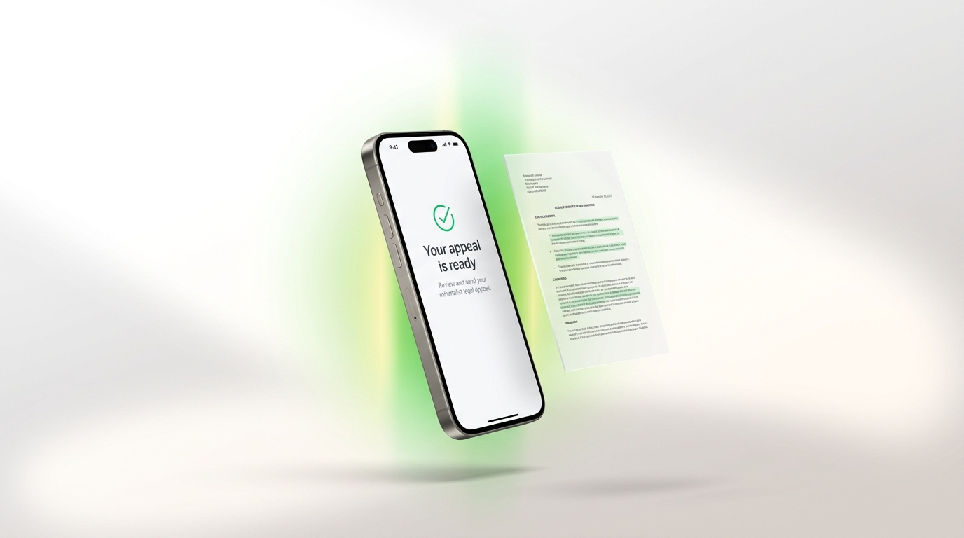 Appealr app showing an appeal ready to download